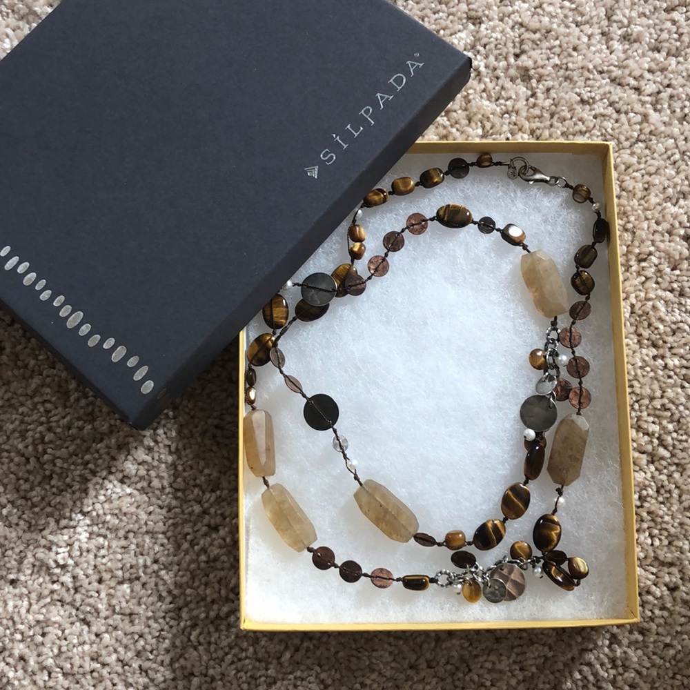 Silpada multi-stone necklace